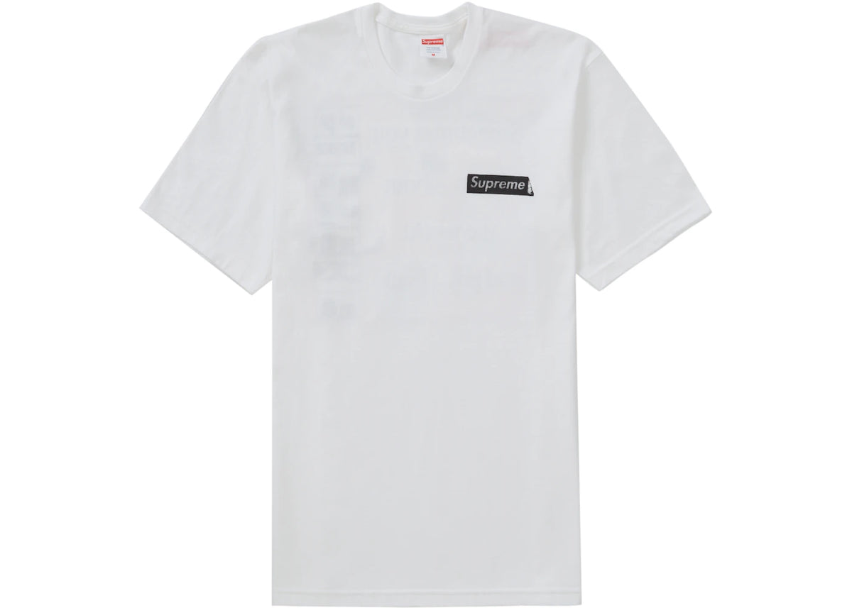 Supreme Static Tee White - vue secondaire B