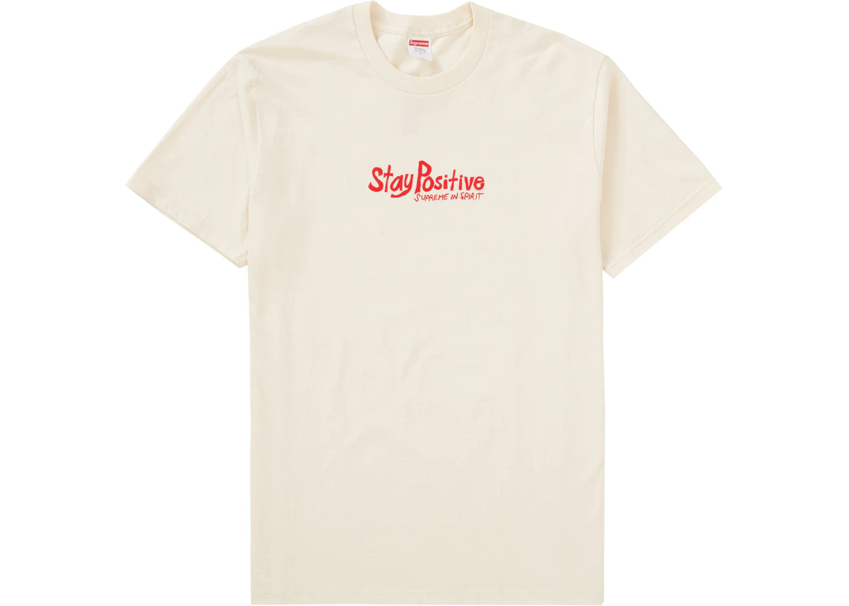 Supreme Stay Positive Tee Natural - vue secondaire A