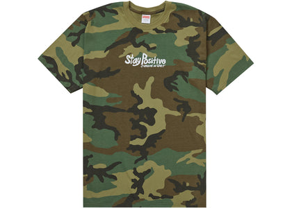 Supreme Stay Positive Tee Woodland Camo - product view 2