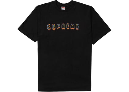 Supreme Stencil Tee Black - authentic Supreme product
