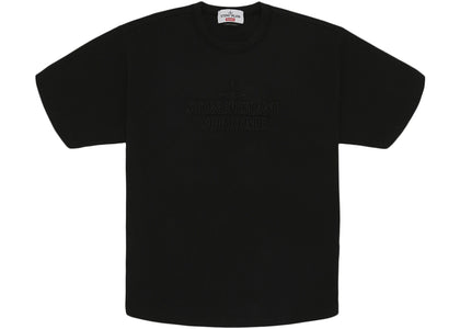 Supreme Stone Island Embroidered Logo S/S Top Black - product view 2