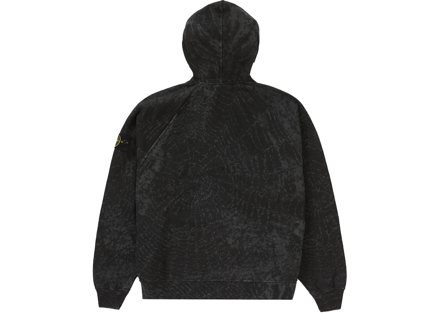 Supreme Stone Island Hooded Sweatshirt (FW23) Black - vue secondaire B