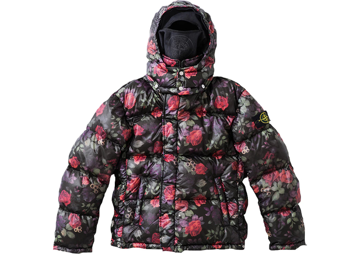 Supreme Stone Island Lamy Cover Stampato Puffy Jacket Black - vue secondaire A