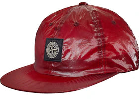 Supreme Stone Island New Silk Light 6-Panel Red - vue 360