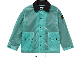 Supreme Stone Island New Silk Light Jacket Light Blue