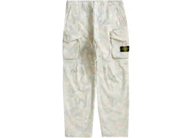 Supreme Stone Island Reactive Ice Camo Ripstop Cargo Pant Tan - vue 360