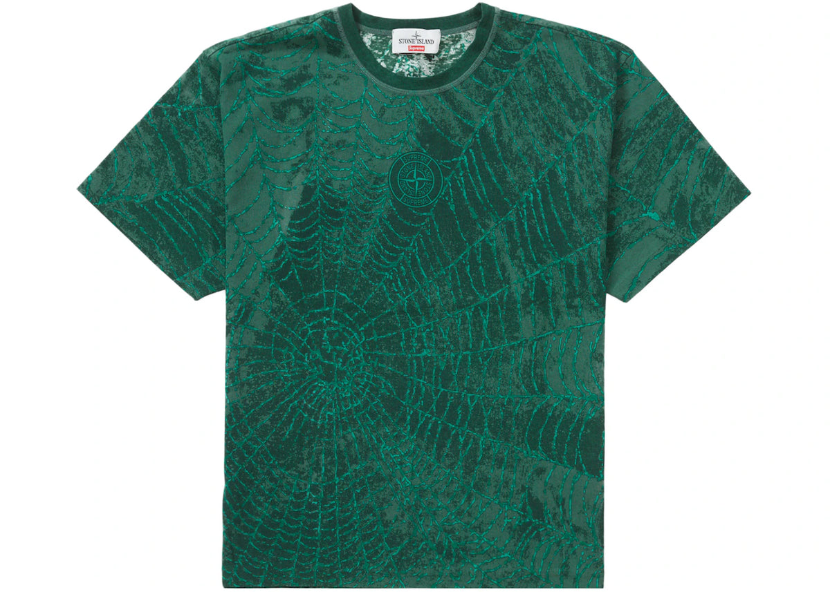 Supreme Stone Island S/S Top (FW23) Dark Green - vue 360