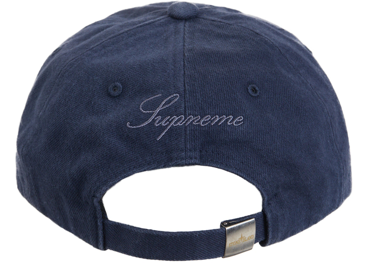 Supreme Stone Island Denim 6-Panel Navy - vue secondaire B