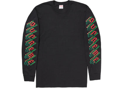 Supreme Strawberries L/S Tee Black - authentic Supreme product