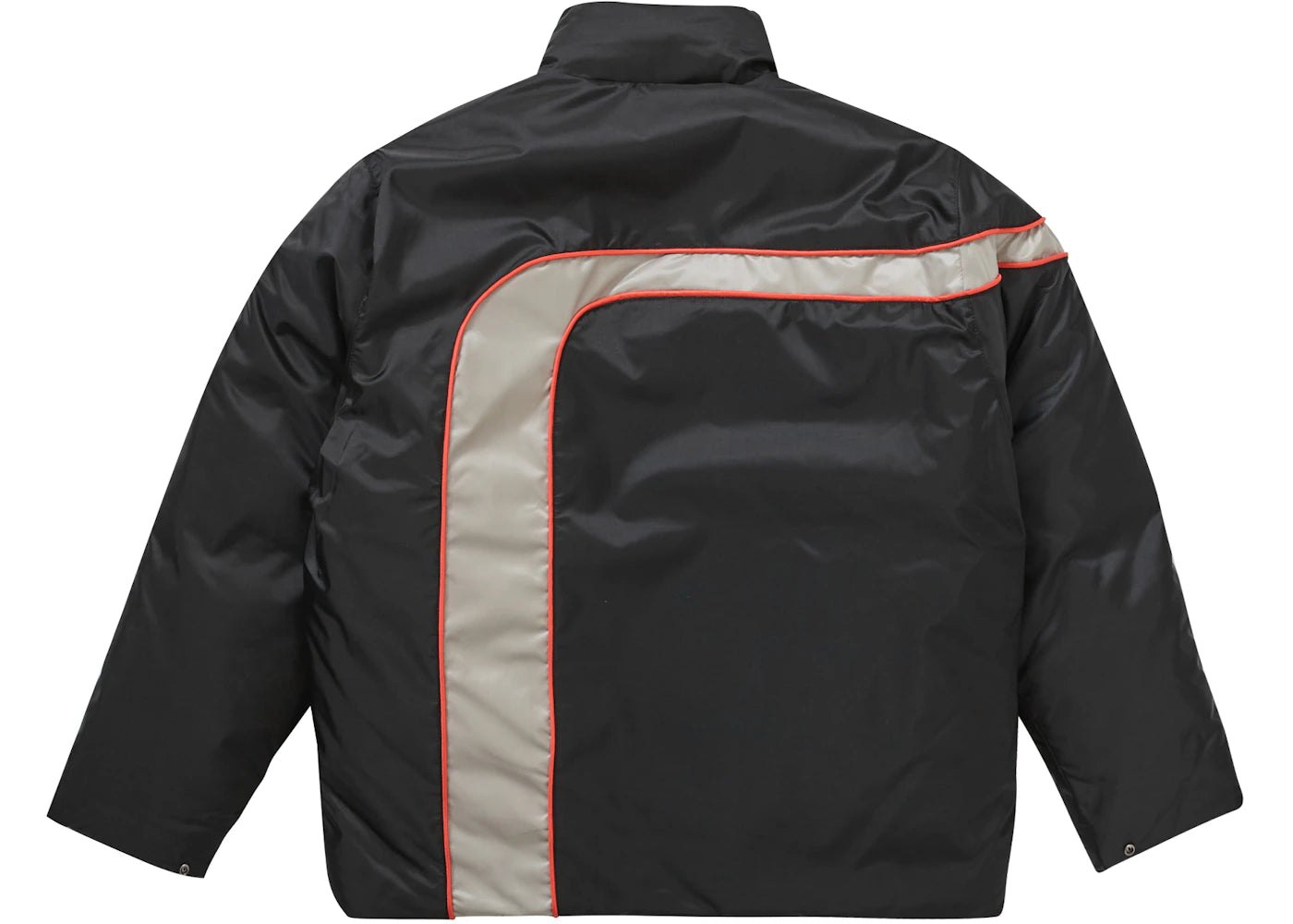 Supreme Stripe Puffer Jacket Black - vue secondaire B
