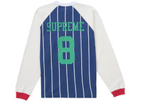 Supreme Stripe Raglan L/S Top Navy