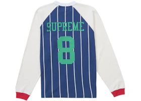 Supreme Stripe Raglan L/S Top Navy
