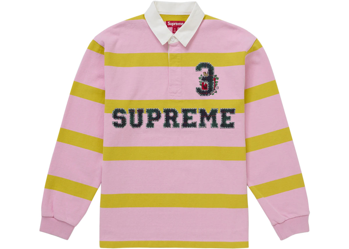Supreme Stripe Rugby (FW25) Pink - vue 360