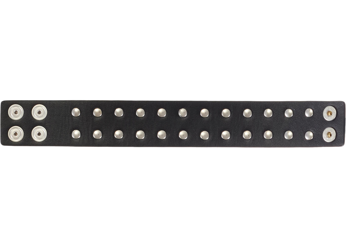 Supreme Studded Leather Bracelet Black - vue secondaire A