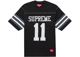 Supreme Studded S/S Football Top Black