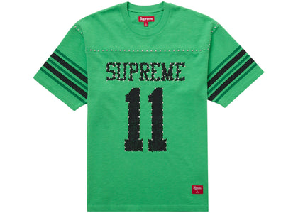 Supreme Studded S/S Football Top Green - authentic Supreme product