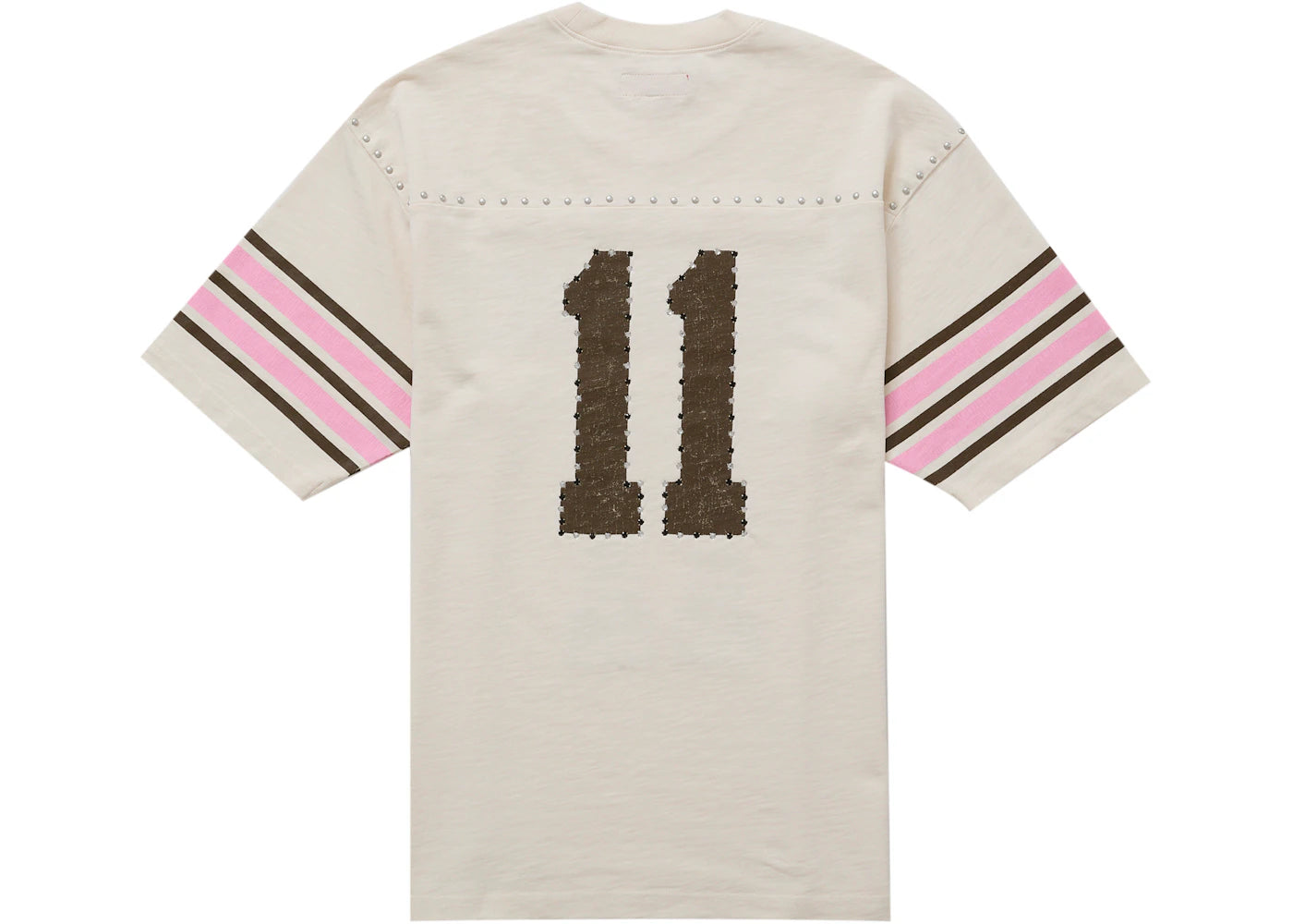 Supreme Studded S/S Football Top Tan - vue secondaire A