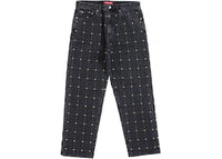 Supreme Studded Seam Loose Fit Jean Black
