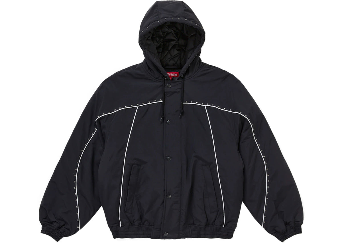 Supreme Studded Stadium Jacket Black - vue secondaire B