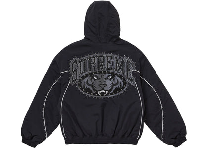 Supreme Studded Stadium Jacket Black - apparel view 2