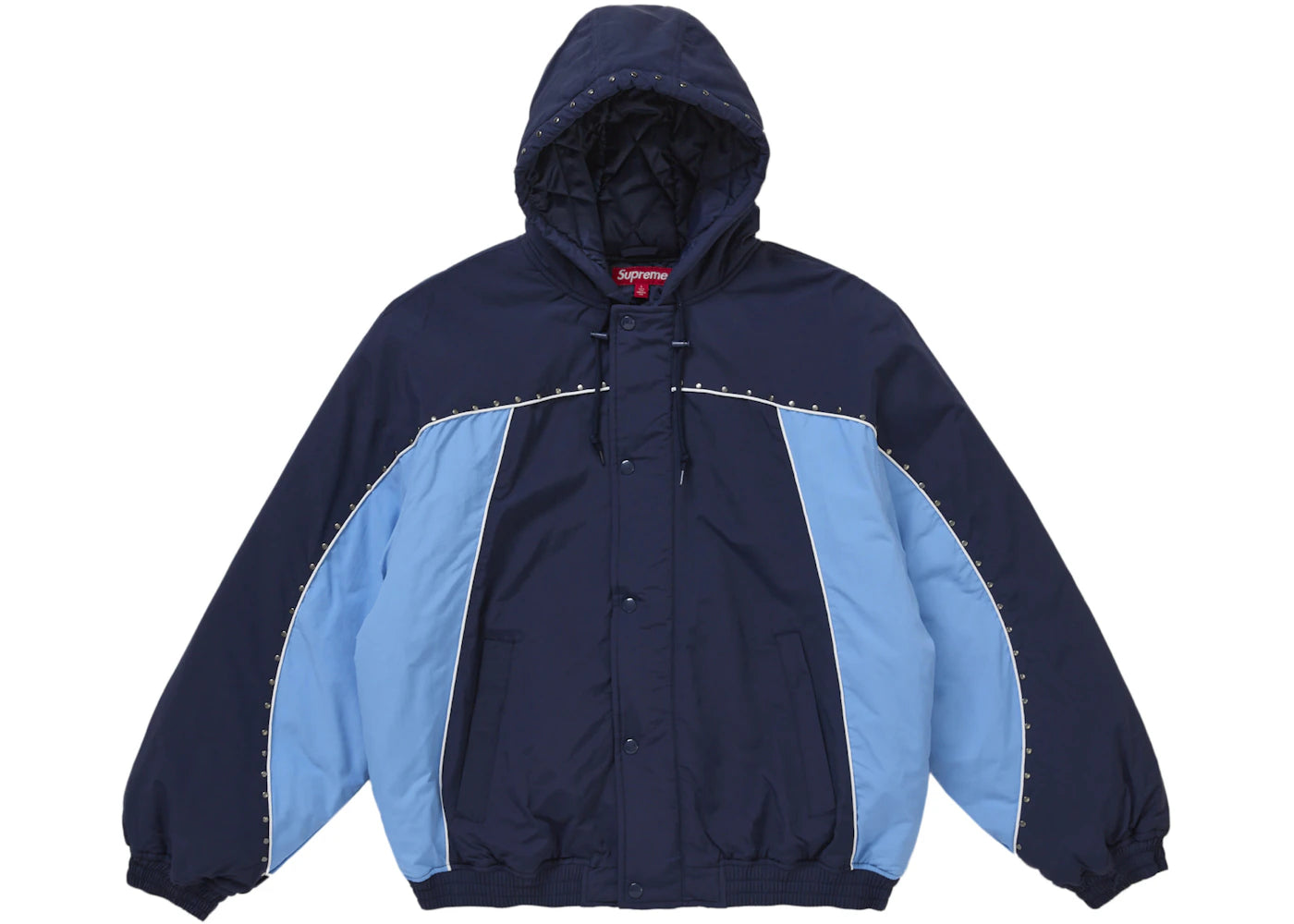 Supreme Studded Stadium Jacket Navy - vue secondaire B