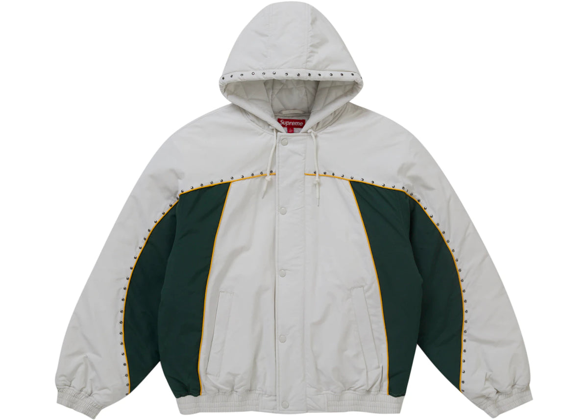 Supreme Studded Stadium Jacket White - vue secondaire B