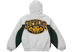 Supreme Studded Stadium Jacket White - vue 360