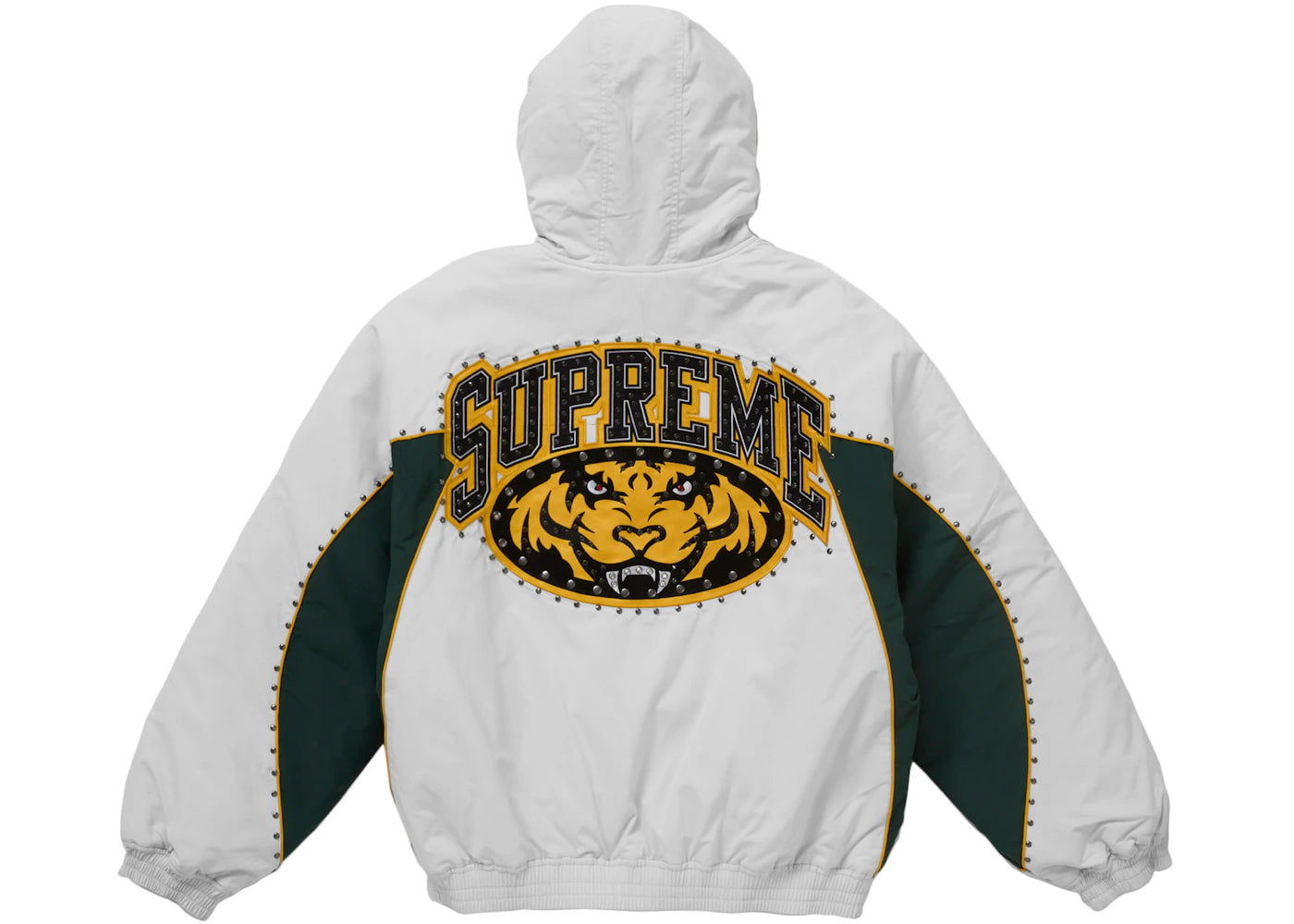 Supreme Studded Stadium Jacket White - vue secondaire A