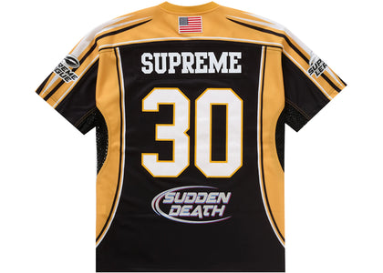Supreme Sudden Death Football Jersey Black - apparel view 2