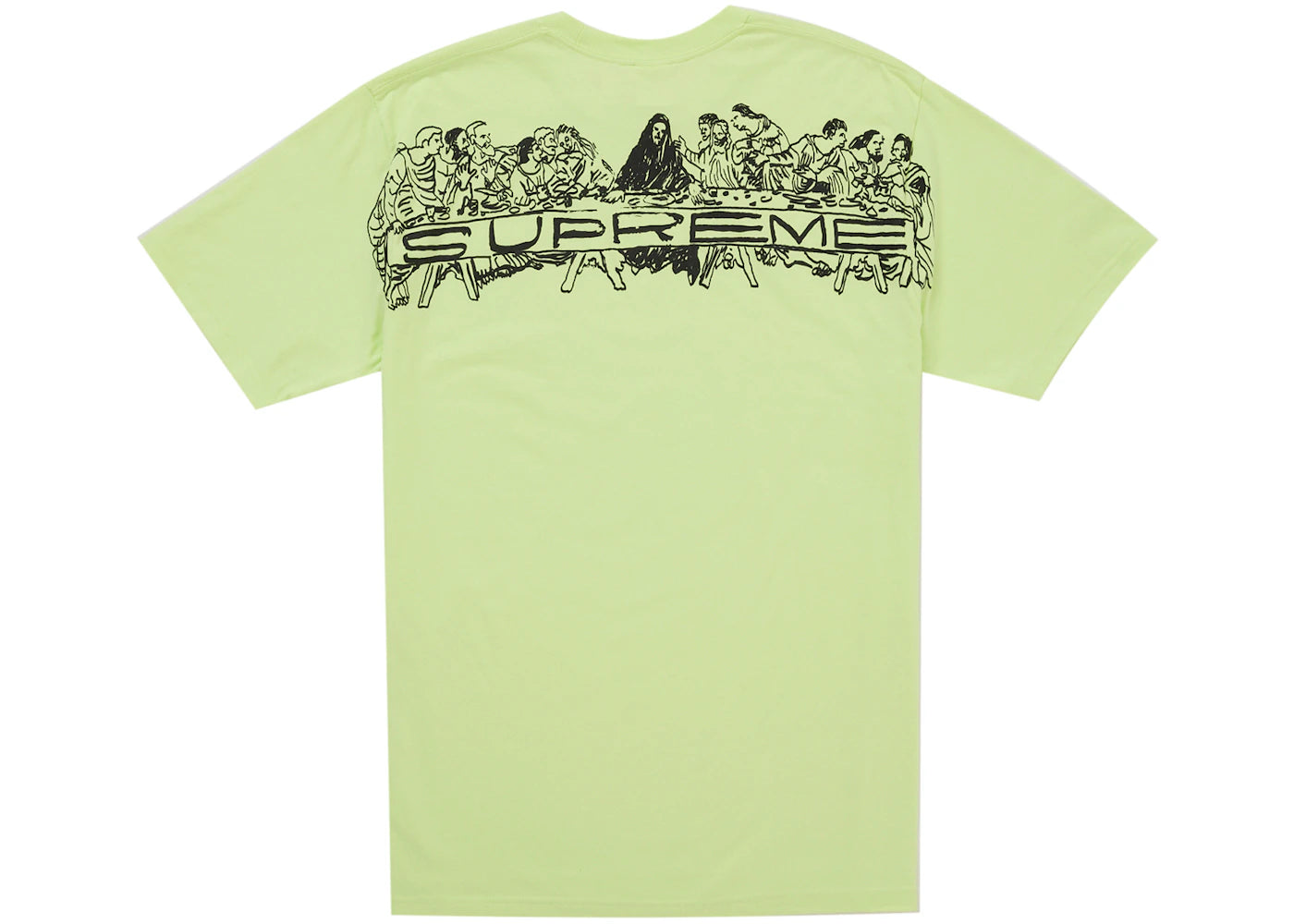 Supreme Supper Tee Bright Yellow - vue secondaire A