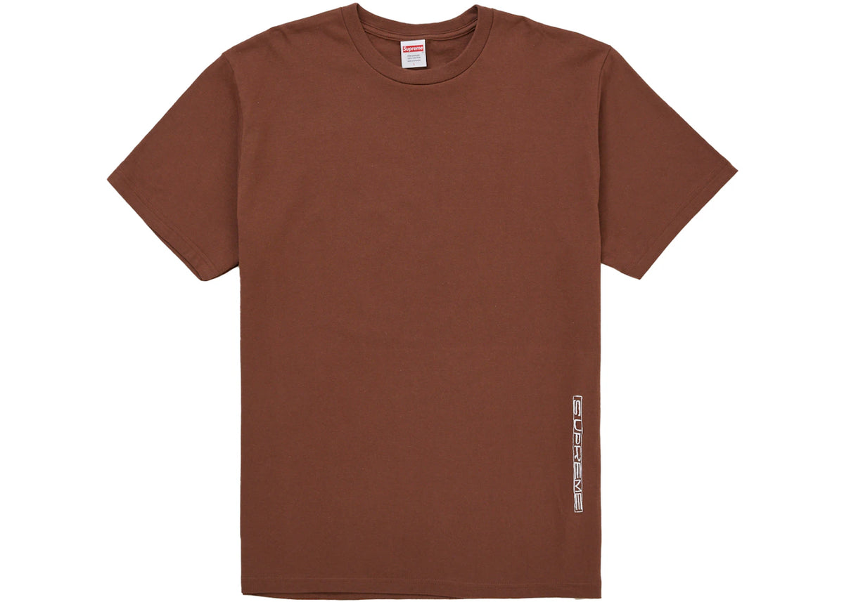 Supreme Supper Tee Brown - vue secondaire A