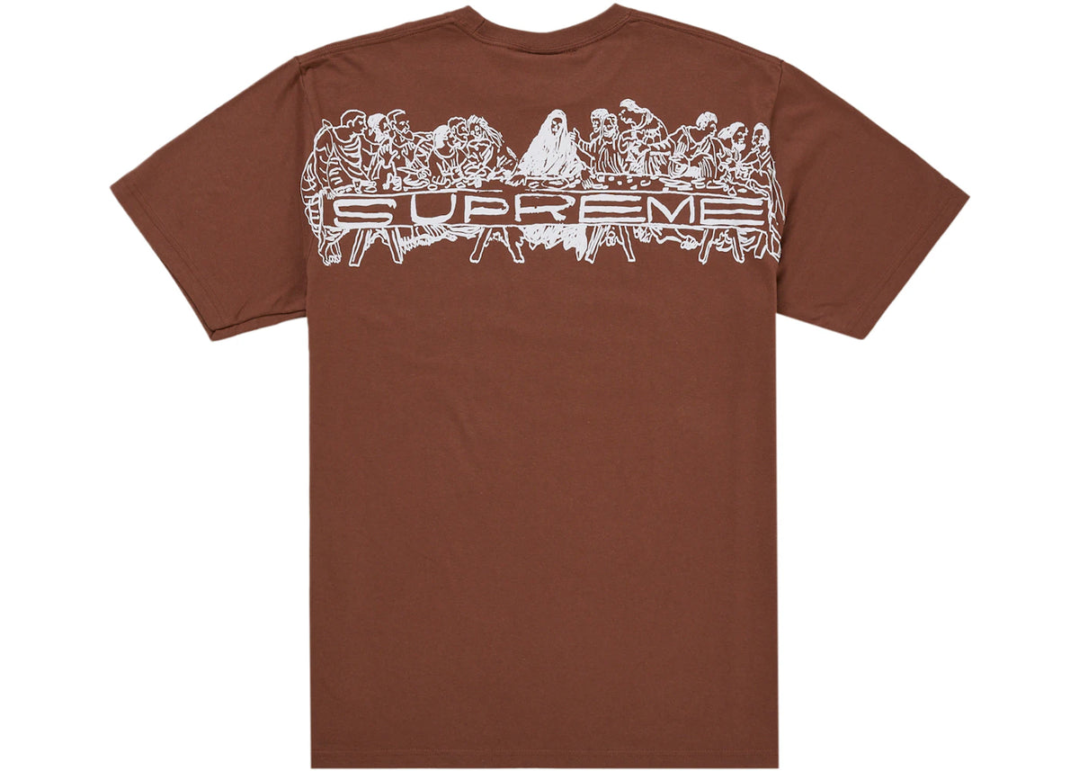 Supreme Supper Tee Brown - vue secondaire B