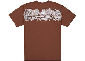 Supreme Supper Tee Brown