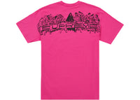 Supreme Supper Tee Fuchsia