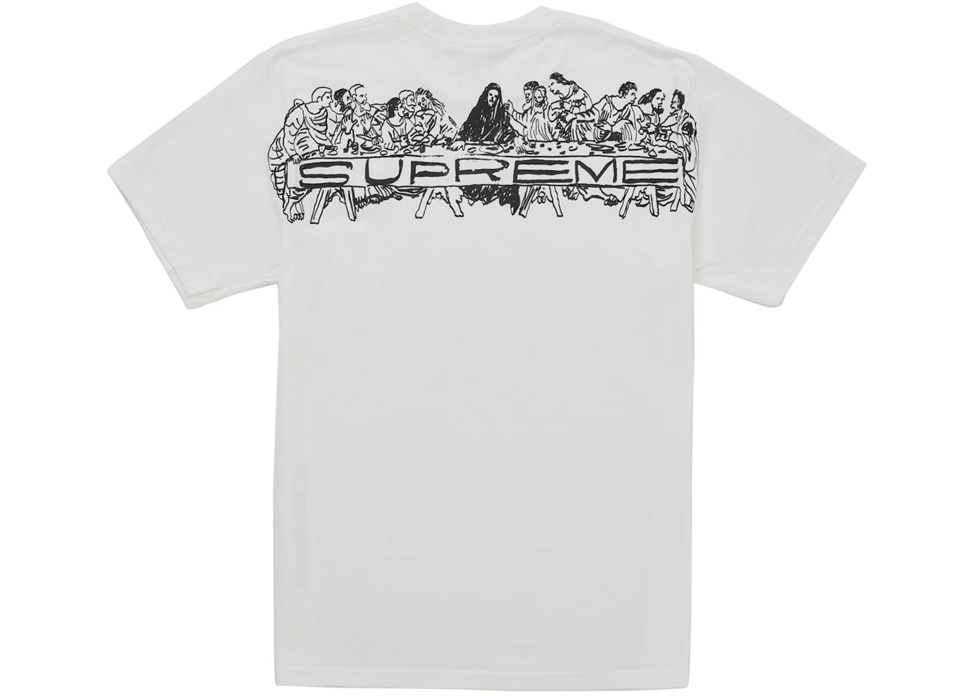Supreme Supper Tee White - vue secondaire A