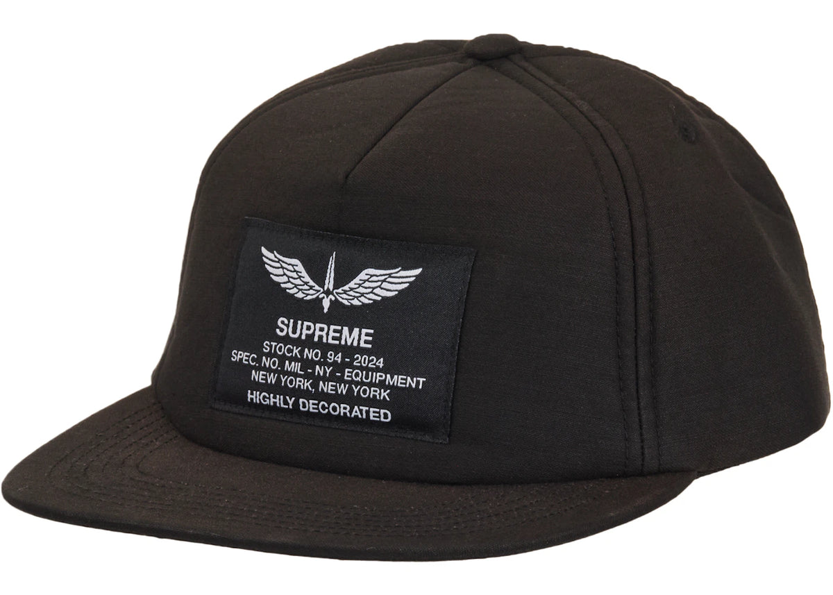 Supreme Surplus 5-Panel Black - vue 360