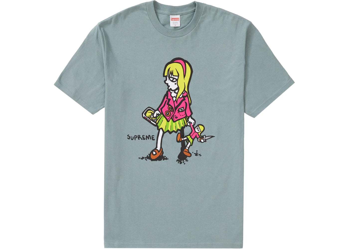 Supreme Suzie Switchblade Tee Dark Sage - vue secondaire A