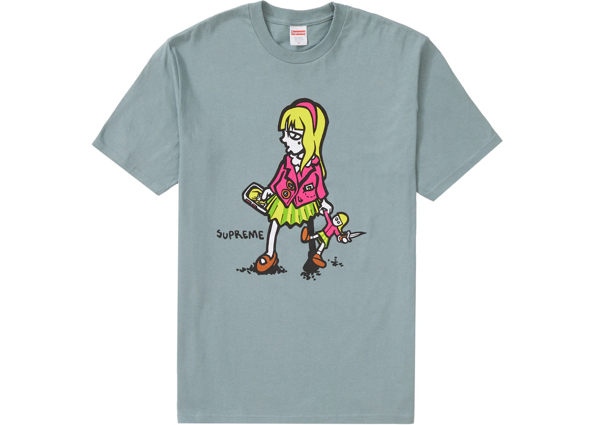 Supreme Suzie Switchblade Tee Dark Sage - vue 360