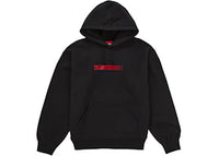 Supreme Swarovski Motion Logo Hooded Sweatshirt Black