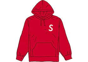 Supreme Swarovski S Logo Hooded Sweatshirt Red
