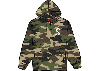 Supreme Swarovski S Logo Hooded Sweatshirt Woodland Camo
