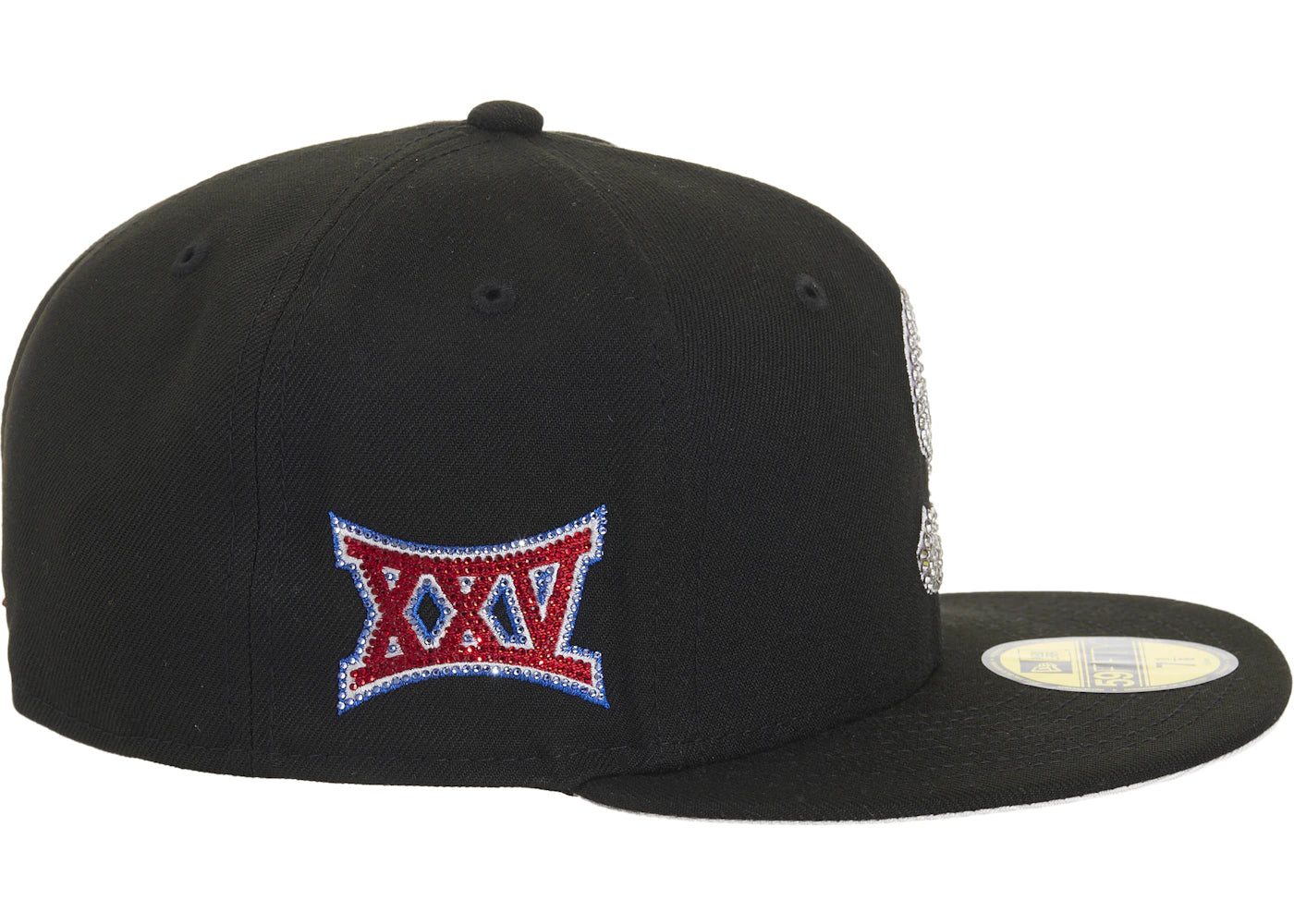Supreme Swarovski S Logo New Era 59Fifty Fitted Hat Black - vue secondaire B