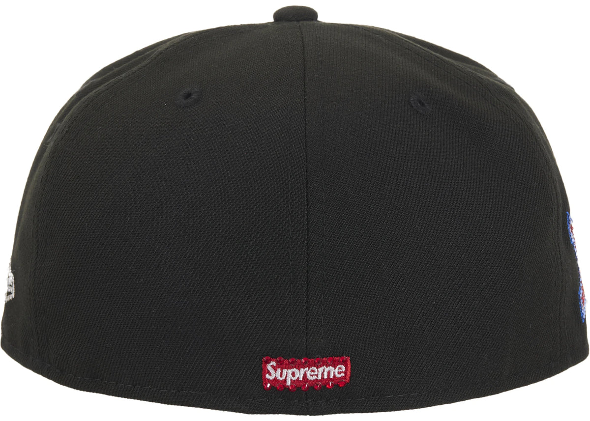 Supreme Swarovski S Logo New Era 59Fifty Fitted Hat Black - vue secondaire B