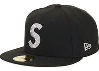 Supreme Swarovski S Logo New Era 59Fifty Fitted Hat Black