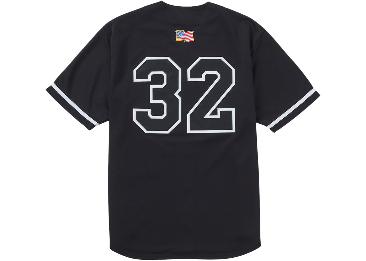 Supreme Swords Baseball Jersey Black - vue secondaire B