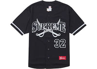Supreme Swords Baseball Jersey Black