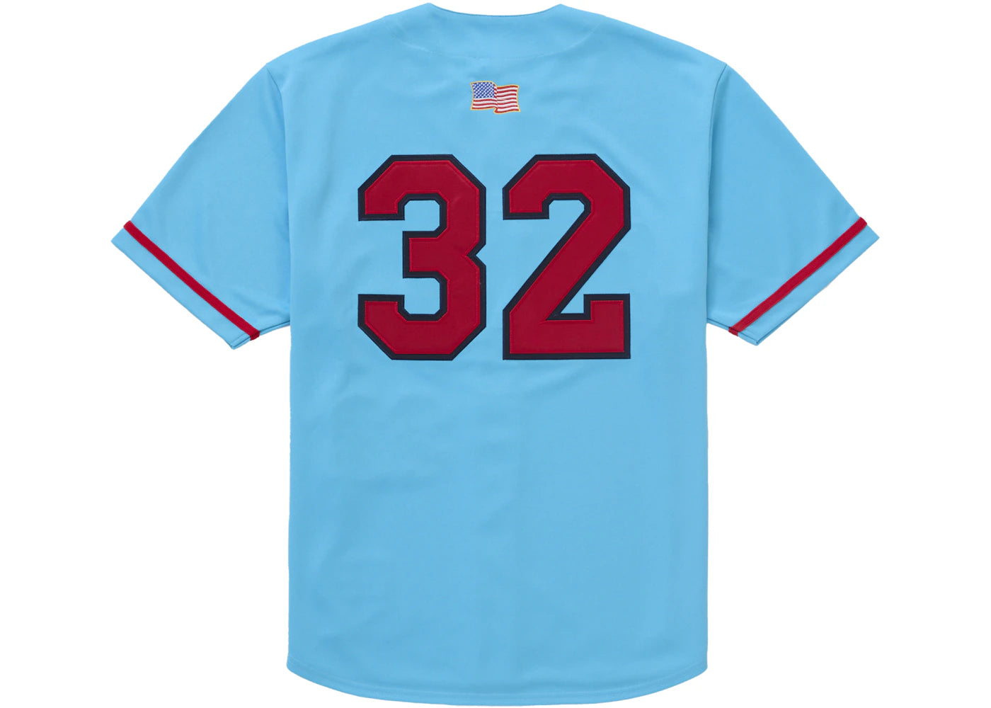 Supreme Swords Baseball Jersey Blue - vue secondaire B