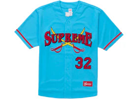 Supreme Swords Baseball Jersey Blue