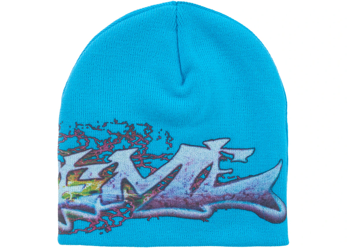 Supreme Tag Beanie (FW25) Blue - vue secondaire B