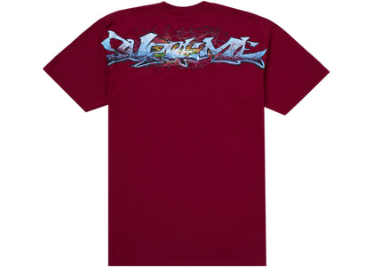 Supreme Tag Tee Cardinal - authentic Supreme product